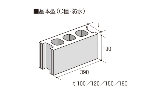 寸法 コンクリート ブロック