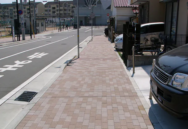 松風北線街路：JR須磨海浜公園駅前（神戸市）