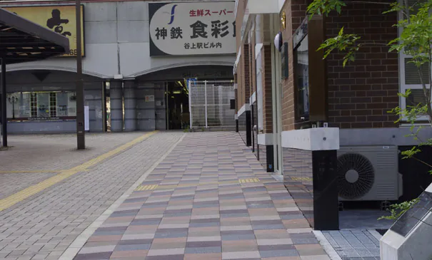 マンション周辺歩道(神戸市)