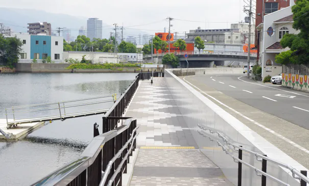 兵庫運河地区プロムナード(神戸市)